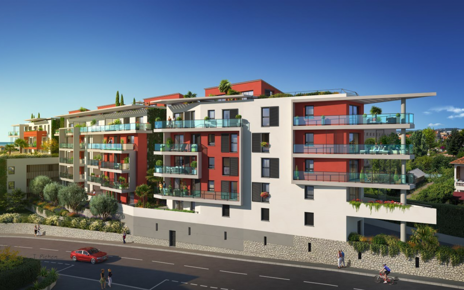 Projet immobilier résidentiel CALLISTEO à Saint Laurent du Var dans les Alpes Maritimes  